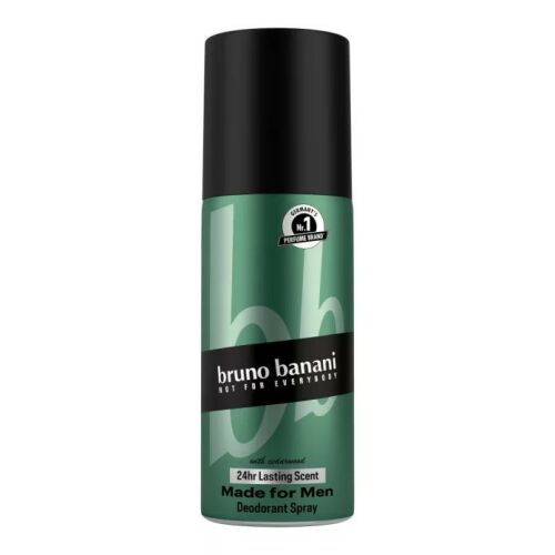 BRUNO BANANI Made for Man 150ml férfi dezodor spray, 24 órás hosszan tartó illattal - Dezodor