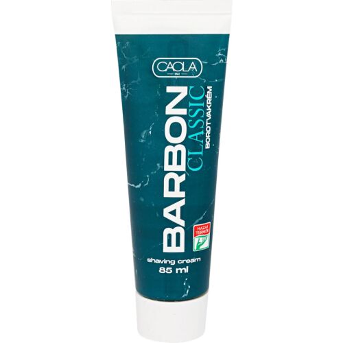 Barbon Classic borotvakrém 85 ml tubus, kék csomagolás fehér felirattal, sima és kényelmes borotválkozáshoz - Borotvahab
