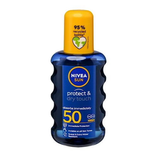 NIVEA SUN FF50 Protect &amp; Dry Touch Napozó Spray 200 ml 166199449 - Napozószer