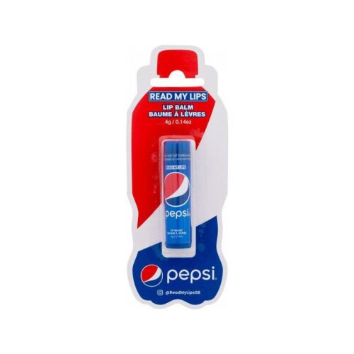 Read My Lips Pepsi Original ajakápoló 4g palack alakú csomagolásban, kék és piros Pepsi logóval, ideális ajakápolásra és hidratálásra - Ajakápoló