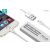Devia USB - Lightning töltő- és adatkábel 1 m-es vezetékkel - Devia Smart Cable Lightning - fehér 82308192