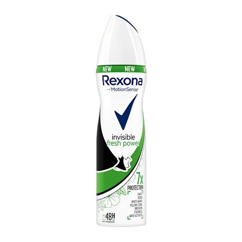 REXONA Invisible Fresh Power izzadásgátló dezodor spray 150ml 48 órás védelemmel az izzadás, fehér és sárga foltok ellen - Rexona