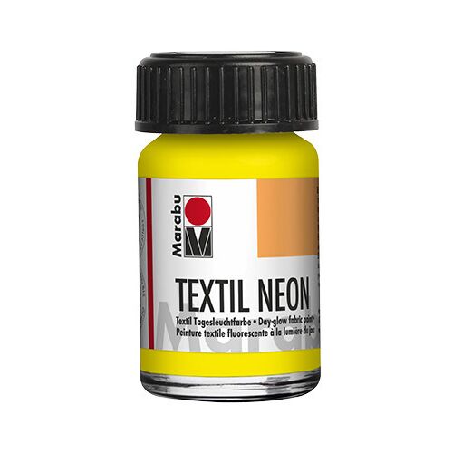 Marabu Textil Neon textilfesték - neon sárga 321, 15 ml