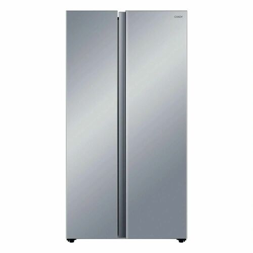 Candy CNSQ2T918EX Side by Side inox hűtő, 523 Liter, 91x65x178 cm, 331+192 Liter, "E", No Frost