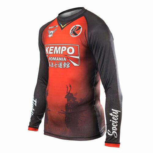 Sporting Rashguard Kempo, XL, piros/fekete 166241729 - Harcművészeti ruházat
