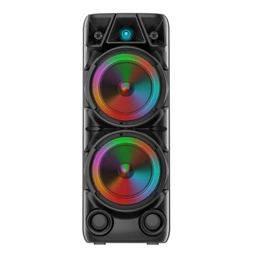 Big Boss ZQS 8210 Bluetooth-Lautsprecher mit LED-Leuchten, Vorderansicht