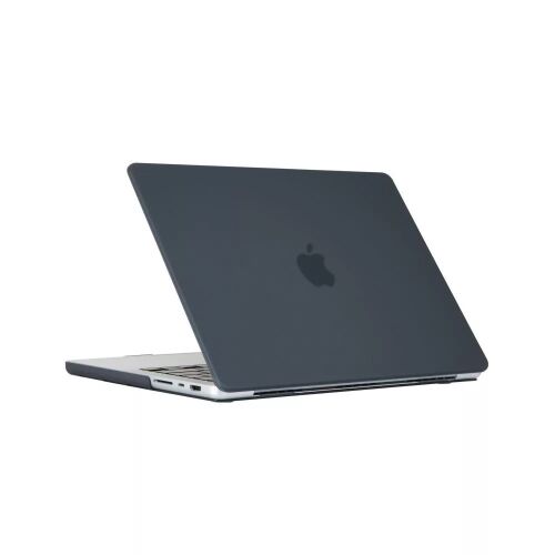 Tech-Protect Smartshell matt fekete kemény tok Apple Macbook Neo 13 (2026) készülékhez, ferde nézetben - Laptop táska és tok