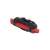 Esperanza VELORUM USB rechargeable rear bike light, red, 5 LED, 12 hours runtime