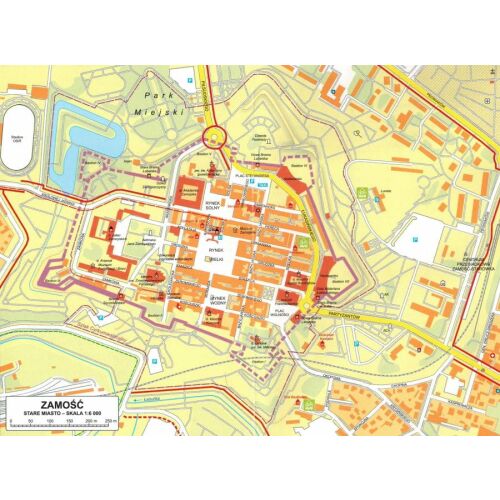 Zamość 1:12 000. Térkép / városterv 166458312 - Térkép és útikönyv