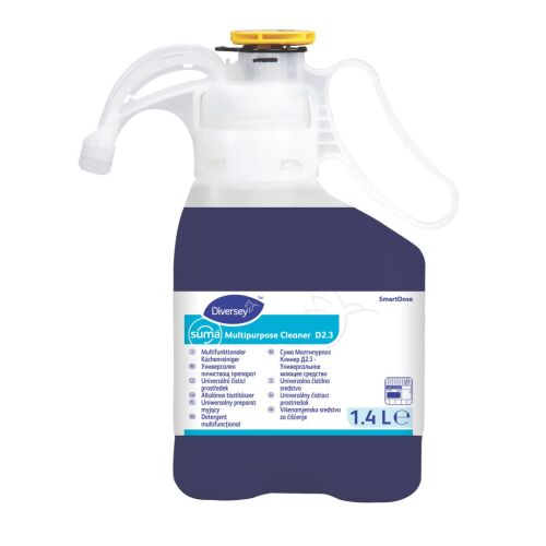 Suma MultipurposeCare D2.33 Smartdose általános felülettisztítószer 1,4L (2db/karton) 166508785 - Általános felülettisztítószer