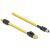 Delock kábel RJ45 dugó Cat.6-Mini I/O 8 tűs D-alakú 2-es típusú dugó 2 m sárga 166509751