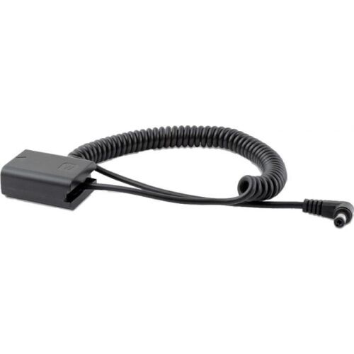 FEELWORLD dummy akkumulátor A6500 A7 DC adapter spirálkábellel, folyamatos kamera áramellátáshoz FEELWORLD monitorokon keresztül - Fényképezőgép kiegészítő