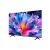 TCL 55P6L 55 hüvelykes 4K HDR Smart Google TV élénk virágképpel, balról 3/4-es szögből nézve