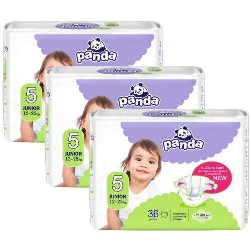 Panda Nadrágpelenka 12-25kg Junior 5, 3x36db 166573381 - Baba és tipegő