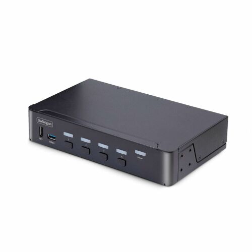 StarTech.com D86A2-4-PORT-8K-KVM KVM kapcsoló Fekete 180302490 - KVM switch