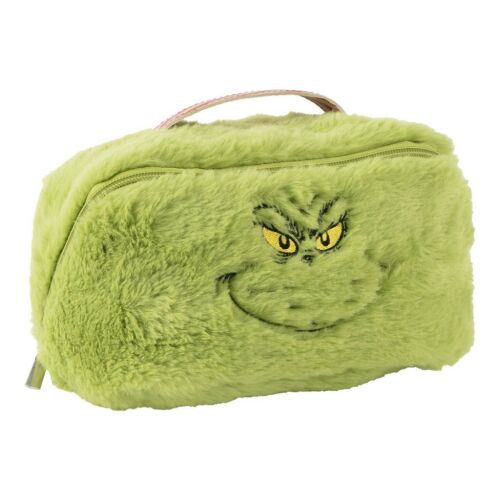 A Grincs plüss piperetáska gyerekeknek, 28 cm, zöld, ferde nézet - Baba fürdetés és ápolás