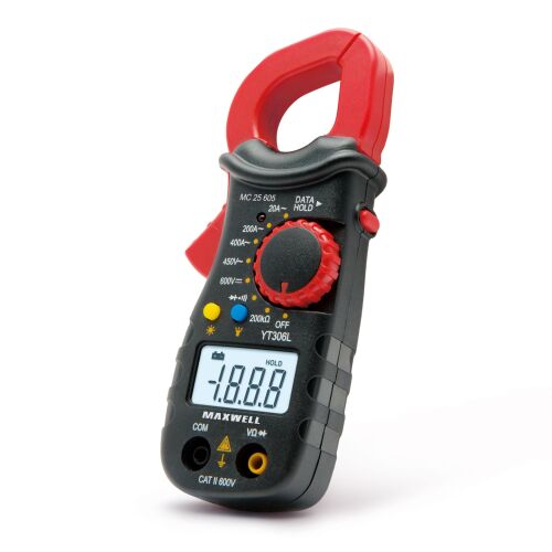 Maxwell Digitális ampermérő fogó 400A 600V váltóáram, feszültség, ellenállás, dióda és folytonosság teszteléséhez - Lakatfogó