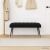 vidaXL Gombos varrású pad Fekete 110 x 40 x 46 cm Bársony 166677340
