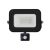 Asalite LED Reflektor Slim 10W 6500K mozgásérzékelővel, elölnézet fehér háttéren