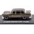 Greenlight 1:43 Chevrolet Checker UPS csomagkihordó modellautó oldalnézete, bemutató állványon