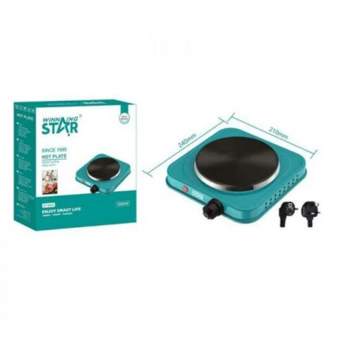 Winning Star ST-9635 Elektromos egyégős fözőlap , zöld , 1000 W 166727794 - Winningstar
