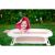 Ricokids RK-280 Folding Baby Bath with Cushion #white-pink 44899992