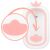 Ricokids RK-280 Folding Baby Bath with Cushion #white-pink 44899992