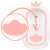 Ricokids RK-280 foldable baby bath tub with pillow, white-pink color, details of the bath tub