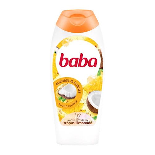 BABA tusfürdő 400 ml Trópusi Limonádé tusfürdő Kókusz és ananász 166736001 - Tusfürdő