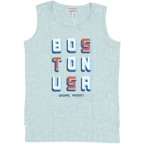 Overkids fiú szürke atléta 'Boston USA' feliratos mintával, elölnézet, 170-es méret - Overkids
