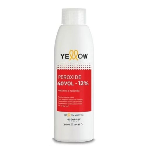 Yellow hidrogén peroxid 12% 150ml hajfestéshez és világosításhoz argánolajjal és aloetrixszel, Alfaparf Group - Hajfesték