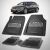 TEAMCAR gumiszőnyegek kompatibilisek Seat Leon Combi Mk3 (2012-2020) modellel, az autóval együtt bemutatva a kompatibilitás hangsúlyozására
