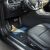 TEAMCAR Audi A3 8P kék gumiszőnyeg beszerelve az autó belső terébe, vezetőoldali nézet, kompatibilis 2003-2012