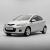 Ezüst Mazda 2 DE Hatchback 5 ajtós autó, kompatibilis a TEAMCAR autószőnyegekkel