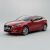 Piros Mazda 3 III (2013-2019) autó semleges háttéren, a kompatibilis autótípust bemutató kép