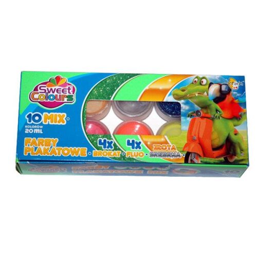Poszter festékek 10col 20ml MIX OTOCKI
