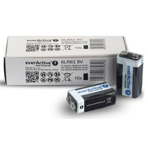EverActive 6LR61PRO-10PAK alkáli elem készlet (x 10) 166904864 - Elem