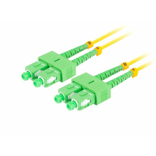 Lanberg Fiber Optic SM SC/APC - SC/APC 10.0m sárga 166905948 - Optikai kábel