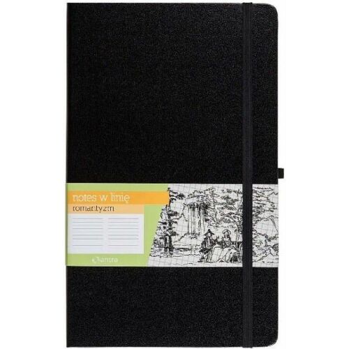 Notebook A6 Line Romantika Fekete ANTRA 166908957 - Füzet