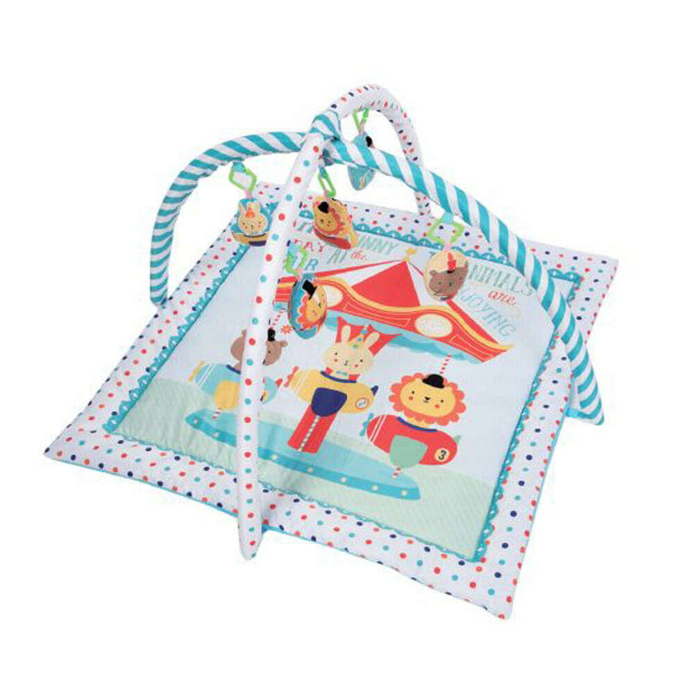 Kikka Boo Fun Fair Játszószőnyeg játékhíddal - Cirkusz #kék