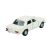 Welly Mercedes-Benz 220 W114 fehér 1:34 méretarányú fém autómodell, hátulról 3/4 nézet