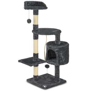 PetHaus DR-266 Cat Scratching Post and Play Center 111cm #grey-beige