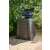 Keter Mega Composter 650L, black plastic compost bin, outdoor use, garden setting