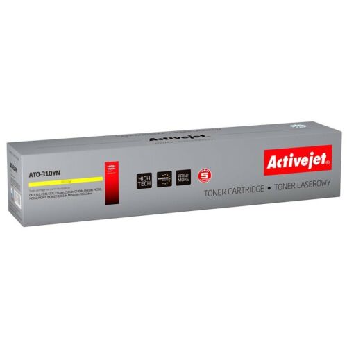 Activejet ATO-310YN Toner (OKI 44469704 helyettesítő; Supreme; 2000 oldal; sárga) 167377511 - Irodaszer