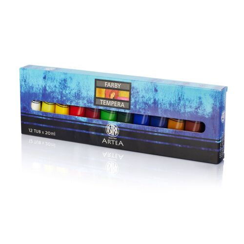 Tempera festékek 12 szín 20ml ASTRA 167378401 - Irodaszer és írószer