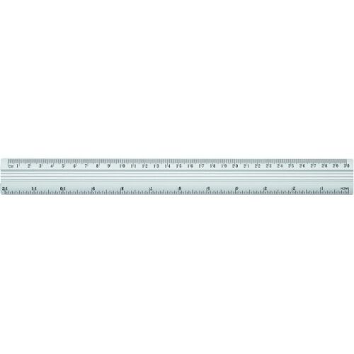 Vonalzó, Grand, Alumínium, 30 cm, Fehér 167384095 - Vonalzó
