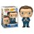 Funko Pop Seinfeld Newman vinyl figura és doboza, 1085-ös számú, 9,5 cm magas, kék egyenruhában, csomagolva és kicsomagolva is látható