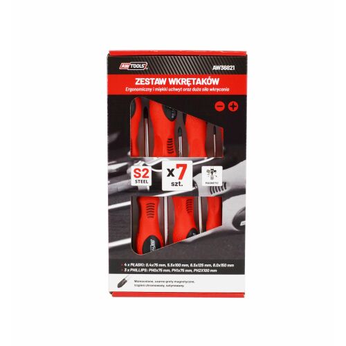 AWTOOLS CSAVARHÚZÓ KÉSZLET S2/7db 167395642 - Szerszám