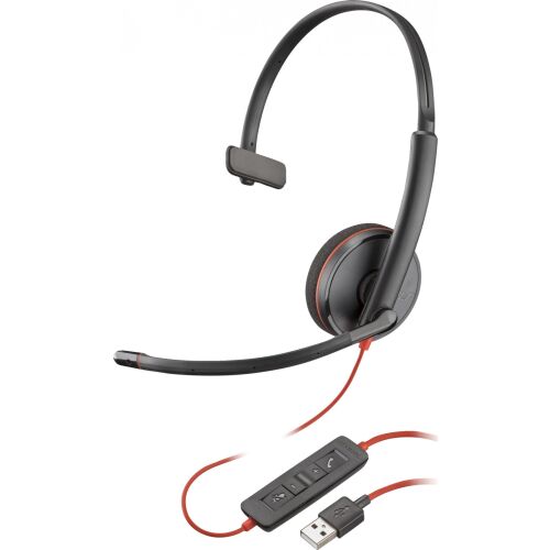 Poly Blackwire 3210 mono USB-A fejhallgató (ömlesztett) 167406446 - Fejhallgató