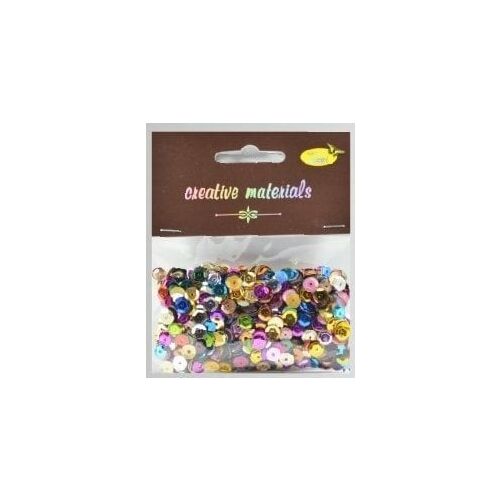 Fémes flitterek 6mm 20g 167407156 - Dekor glitter és flitter